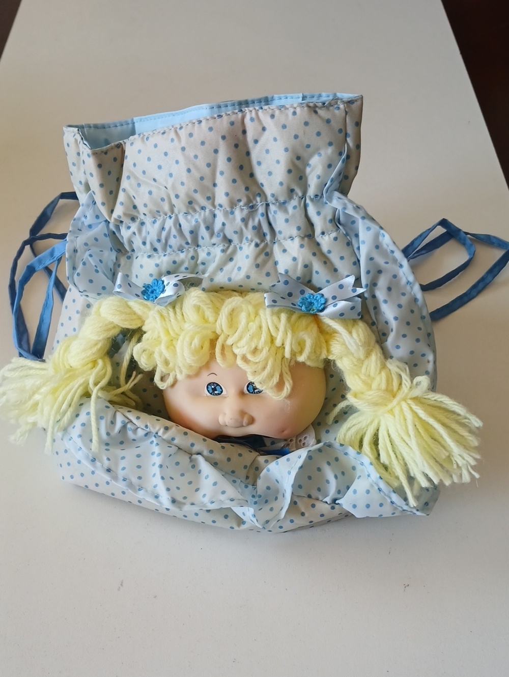Vintage 1980's Cabbage Patch Kids drawstring Purse/Bag